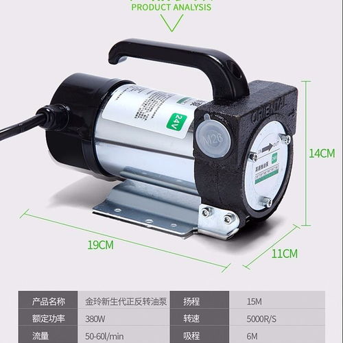 正反12v24v220v伏電動(dòng)柴油抽油器抽油泵自吸泵抽油機(jī)柴油泵加油機(jī)